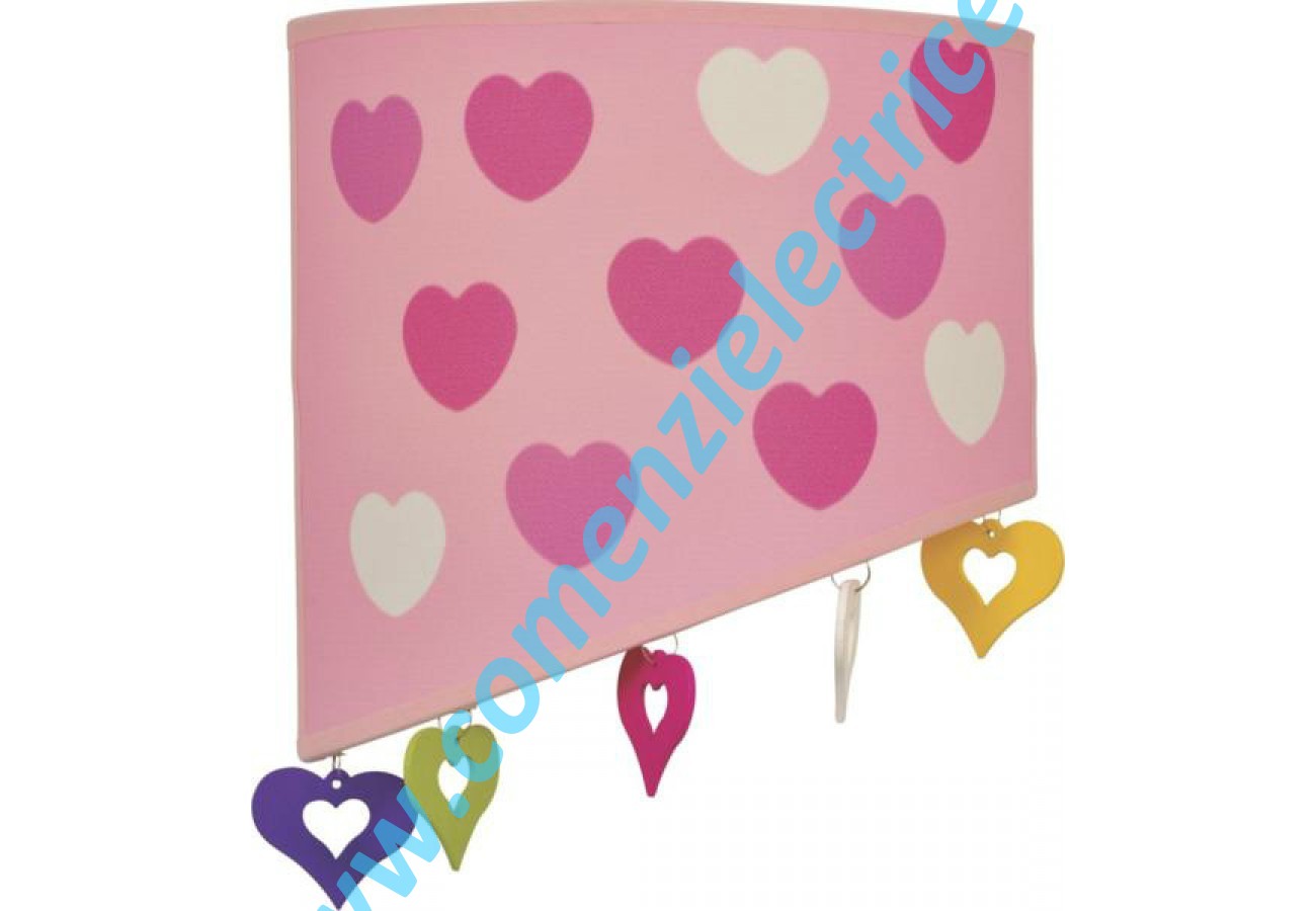 Aplica copii Heart Ap1 3661 1xE27 IP20